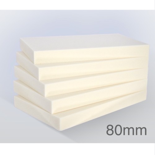 80mm PIR External Wall Insulation Board for Insulated Render - EUROPIR ETICS - 600mm x 1000mm