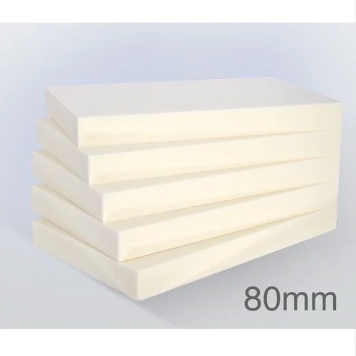 80mm PIR External Wall Insulation Board for Insulated Render - EUROPIR ETICS - 600mm x 1000mm 80mm PIR External Wall Insulation Board for Insulated Render - EUROPIR ETICS - 600mm x 1000mm