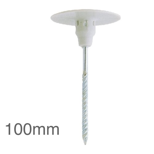 100mm CTP Insulation Panel Fixings (pack of 100). 100mm CTP Insulation Panel Fixings (pack of 100).