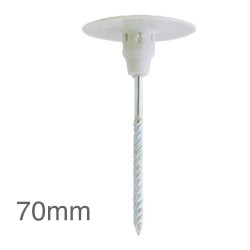 70mm CTP Insulation Panel Fixings (pack of 100). 70mm CTP Insulation Panel Fixings (pack of 100).