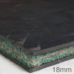 18mm Hush Triple Layer Acoustic Rubber Insulation Sheet 600mm x 1200mm 18mm Hush Triple Layer Acoustic Rubber Insulation Sheet 600mm x 1200mm