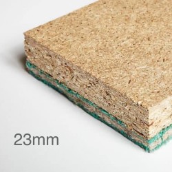 23mm Hush Panel 23 - Acoustic Insulated Overlay Board - 600mm x 2400mm