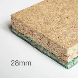 28mm Hush Panel 28 - Acoustic Insulated Overlay Board - 600mm x 2400mm