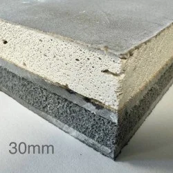 30mm Hushlay Wallboard Plus 30 - High Performance Acoustic Wall Overlay - 1200mm x 1200mm