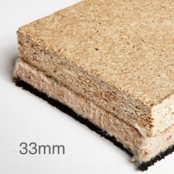 33mm Hush Panel CEM 33 - High-Performance Acoustic Flooring Panel - 600mm x1200mm 33mm Hush Panel CEM 33 - High-Performance Acoustic Flooring Panel - 600mm x1200mm