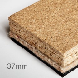 37mm Hush Panel CEM 37 - High-Performance Acoustic Flooring Panel - 600mm x1200mm 37mm Hush Panel CEM 37 - High-Performance Acoustic Flooring Panel - 600mm x1200mm
