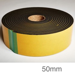 50mm Hush Self Adhesive Isolation Tape - 10m roll 50mm Hush Self Adhesive Isolation Tape - 10m roll