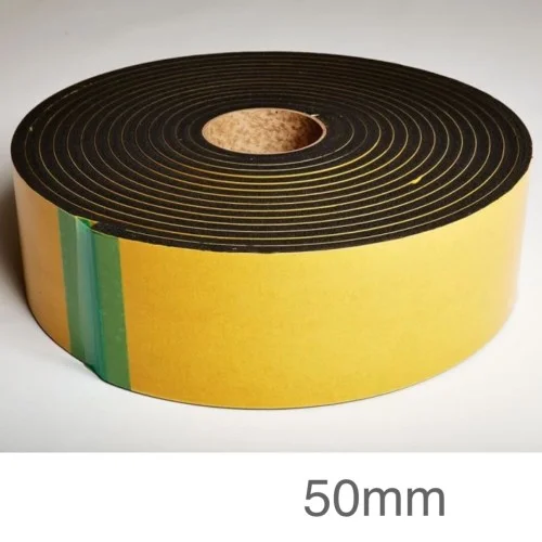 50mm Hush Self Adhesive Isolation Tape - 10m roll 50mm Hush Self Adhesive Isolation Tape - 10m roll