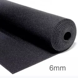 6mm Hush FFR Resilient Underlay - 1250mm x 10m roll