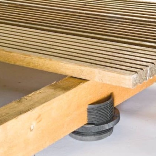 Hush Decking Cradles - Timber Batten Support - Ø90mm x 55mm high - Pack of 90 Hush Decking Cradles - Timber Batten Support - Ø90mm x 55mm high - Pack of 90