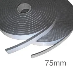 Isocheck Acoustic Isolation Strip 75mm x 10mm x 10m.