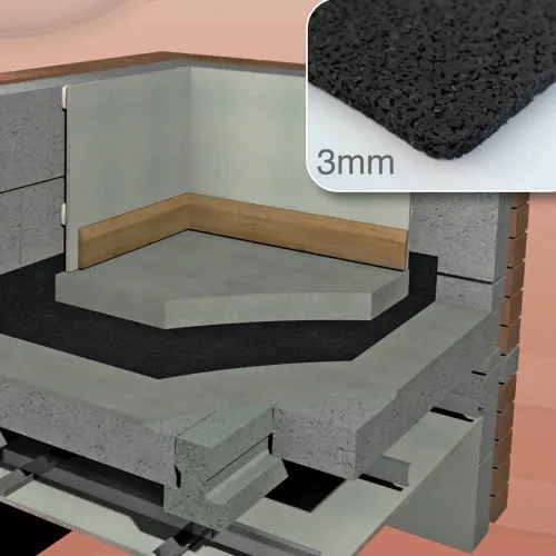 3mm Isocheck Re-Mat Base 3 Acoustic Screed Underlay 3mm Isocheck Re-Mat Base 3 Acoustic Screed Underlay