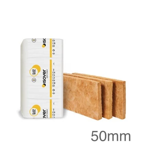 50mm Isover Acoustic Slab - Glass Mineral Wool - 1200mm x 600mm - Pack of 16 50mm Isover Acoustic Slab - Glass Mineral Wool - 1200mm x 600mm - Pack of 16