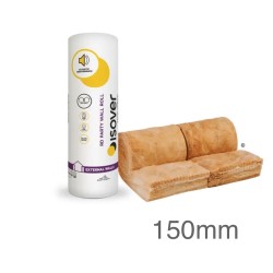 150mm Isover RD Party Wall Roll - 2 x 455mm x 4000mm