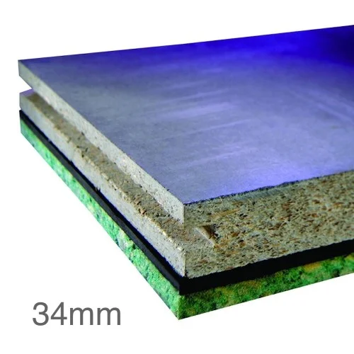 34mm JCW Acoustic Deck 34 - Cement Particle Board based Acoustic Overlay Board 34mm JCW Acoustic Deck 34 - Cement Particle Board based Acoustic Overlay Board