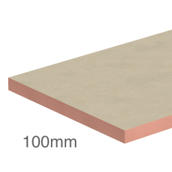 Single Board 100mm Kooltherm K5 External Wall Insulation Board Kingspan - 1200mm x 600mm Single Board 100mm Kooltherm K5 External Wall Insulation Board Kingspan - 1200mm x 600mm