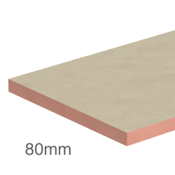 Single Board 80mm Kooltherm K5 External Wall Insulation Board Kingspan - 1200mm x 600mm Single Board 80mm Kooltherm K5 External Wall Insulation Board Kingspan - 1200mm x 600mm