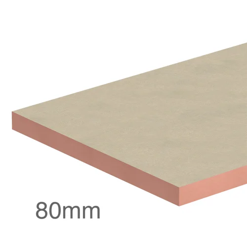 Single Board 80mm Kooltherm K5 External Wall Insulation Board Kingspan - 1200mm x 600mm Single Board 80mm Kooltherm K5 External Wall Insulation Board Kingspan - 1200mm x 600mm