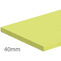 40mm Kingspan GreenGuard GG300 XPS Board (pack of 10) - Insulation for Basements, Heavy-duty Floors, Inverted Roofs