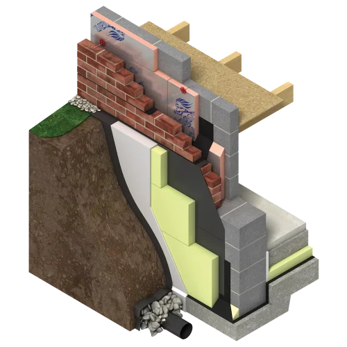 50mm Kingspan GreenGuard GG300 XPS Board (pack of 8) - Insulation for Basements, Heavy-duty Floors, Inverted Roofs