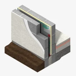50mm Thermawall TW50 PIR Cavity Wall Insulation Board (pack of 10)