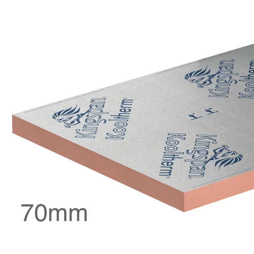 70mm Kingspan Kooltherm K107 Pitched Roof Board (pack of 4) 70mm Kingspan Kooltherm K107 Pitched Roof Board (pack of 4)