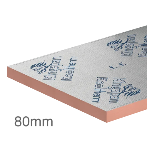 80mm Kingspan Kooltherm K107 Pitched Roof Board (pack of 4) 80mm Kingspan Kooltherm K107 Pitched Roof Board (pack of 4)