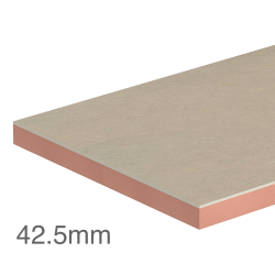 42.5mm Kingspan Kooltherm K118 Insulated Plasterboard (30mm phenolic insulation and 12.5mm plasterboard) - pack of 18 42.5mm Kingspan Kooltherm K118 Insulated Plasterboard (30mm phenolic insulation and 12.5mm plasterboard) - pack of 18