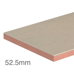 Single Board 52.5mm Kingspan Kooltherm K118 Insulated Plasterboard  (40mm phenolic insulation and 12.5mm plasterboard) Single Board 52.5mm Kingspan Kooltherm K118 Insulated Plasterboard  (40mm phenolic insulation and 12.5mm plasterboard)