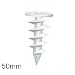 50mm Screwed-in Helical Fastener for Polystyrene Insulation WK-DS  (pack of 10)