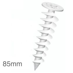 85mm Screwed-in Helical Fastener for Polystyrene Insulation WK-DS  (pack of 10)