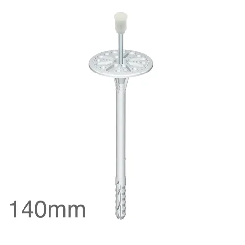 140mm Universal Insulation Panel Fixing with Metal Pin LMX10 (pack of 200) 140mm Universal Insulation Panel Fixing with Metal Pin LMX10 (pack of 200)