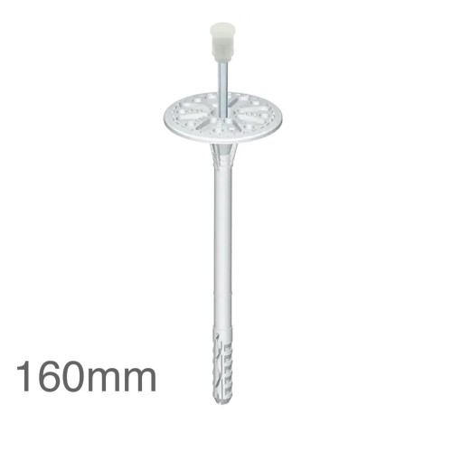 160mm Universal Insulation Panel Fixing with Metal Pin LMX10 (pack of 200) 160mm Universal Insulation Panel Fixing with Metal Pin LMX10 (pack of 200)