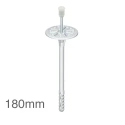 180mm Universal Insulation Panel Fixing with Metal Pin LMX10 (pack of 200)