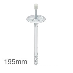195mm Universal Insulation Panel Fixing with Metal Pin LMX10 (pack of 200) 195mm Universal Insulation Panel Fixing with Metal Pin LMX10 (pack of 200)