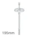 195mm Universal Insulation Panel Fixing with Metal Pin LMX10 (pack of 200) 195mm Universal Insulation Panel Fixing with Metal Pin LMX10 (pack of 200)