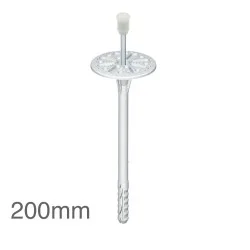 200mm Universal Insulation Panel Fixing with Metal Pin LMX10 (pack of 200)