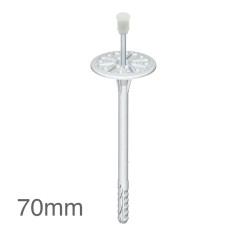 70mm Universal Insulation Panel Fixing with Metal Pin LMX10 (pack of 200) 70mm Universal Insulation Panel Fixing with Metal Pin LMX10 (pack of 200)