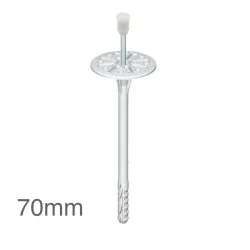 70mm Universal Insulation Panel Fixing with Metal Pin LMX10 (pack of 200)