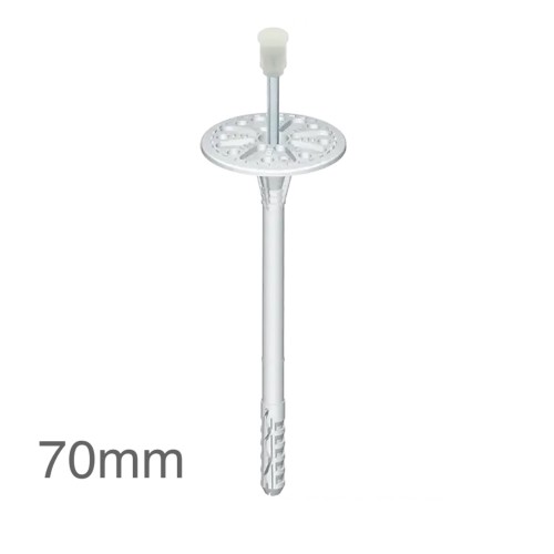 70mm Universal Insulation Panel Fixing with Metal Pin LMX10 (pack of 200)