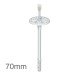 70mm Universal Insulation Panel Fixing with Metal Pin LMX10 (pack of 200)