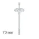 70mm Universal Insulation Panel Fixing with Metal Pin LMX10 (pack of 200) 70mm Universal Insulation Panel Fixing with Metal Pin LMX10 (pack of 200)
