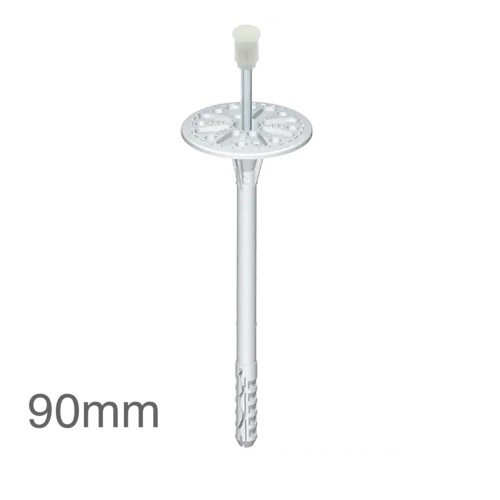 90mm Universal Insulation Panel Fixing with Metal Pin LMX10 (pack of 200) 90mm Universal Insulation Panel Fixing with Metal Pin LMX10 (pack of 200)