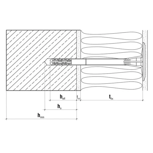 140mm Universal Insulation Panel Fixing with Metal Pin LMX10 (pack of 200) 140mm Universal Insulation Panel Fixing with Metal Pin LMX10 (pack of 200)