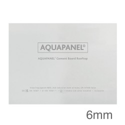 6mm Knauf Rooftop Aquapanel Cement Board - 900mm x 2400mm 6mm Knauf Rooftop Aquapanel Cement Board - 900mm x 2400mm