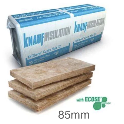 85mm DriTherm 37 Standard Cavity Slab Knauf (pack of 8) 85mm DriTherm 37 Standard Cavity Slab Knauf (pack of 8)