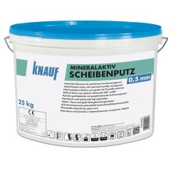 Knauf MineralAktiv Scheibenputz - Mineral Render - Stone Texture 0.5mm Grain - 25kg tub