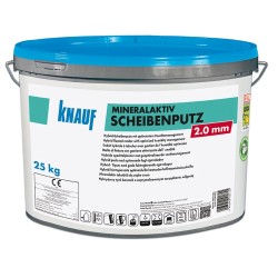 Knauf MineralAktiv Scheibenputz - Mineral Render - Stone Texture 2.0mm Grain - 25kg tub