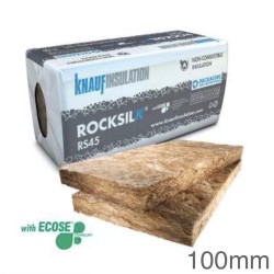 100mm Rocksilk RS45 Universal Insulation Slab Knauf (pack of 5) 100mm Rocksilk RS45 Universal Insulation Slab Knauf (pack of 5)
