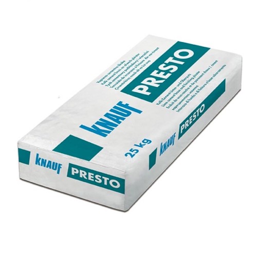 Knauf Presto One-Coat Scratch Render - Top Coat Render - 25kg bag Knauf Presto One-Coat Scratch Render - Top Coat Render - 25kg bag